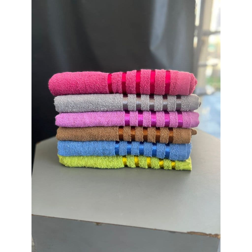 Toalha de Banho 70x140cm Algodão Macia Alta Absorção Cores Sortidas Adulto Enxoval Casa Hotel