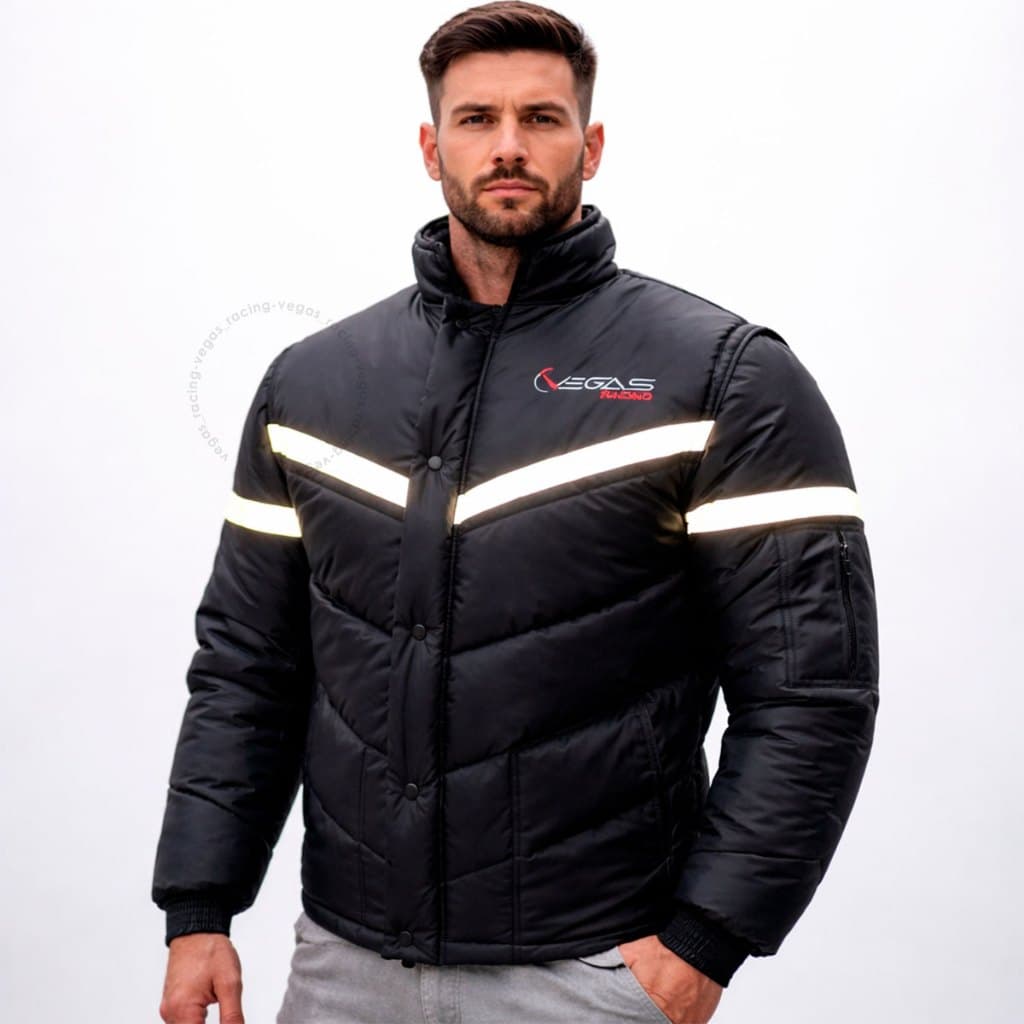 Jaqueta Refletiva(o) Preta Motoboy Motoqueiro Impermeável Motociclista Moto Reforçada