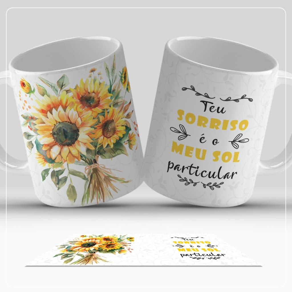 Caneca Porcelana Branca Lisa 325ml Alta Durabilidade_Presente_amigo_e_familia