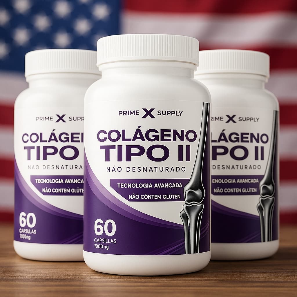 Combo 03 Colágeno Tipo 2 Premium Fórmula Ultra Avançada 60 Caps