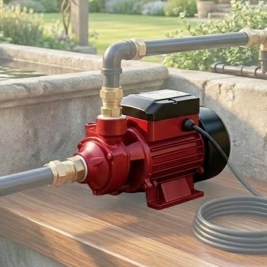 Bomba Periférica 650W 0.5HP Alta Pressão Água Poço Residencial Silenciosa MMHouse
