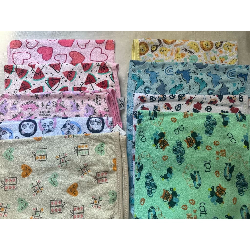 Toalha de Banho Estampada Esponja com Capuz Bebê