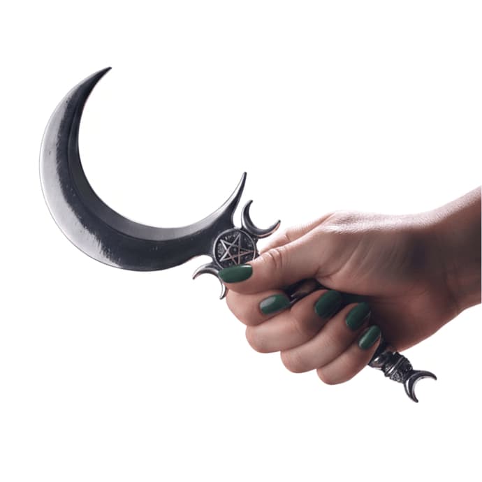 Boline Triluna Wicca Athame Ritualístico