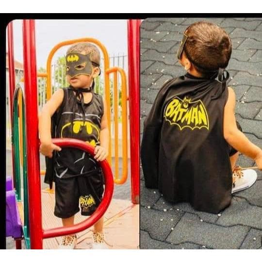 Conjunto Infantil Fantasia Menino Homem Aranha Batman Personagens