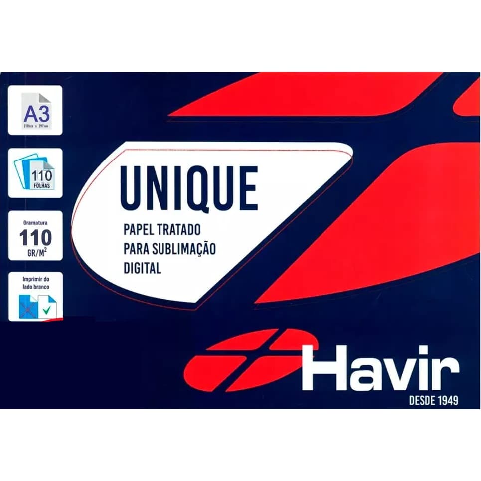 RANSFER SUBLIMATICO HAVIR R90 HD A3 110G FUNDO AZUL MI-0028