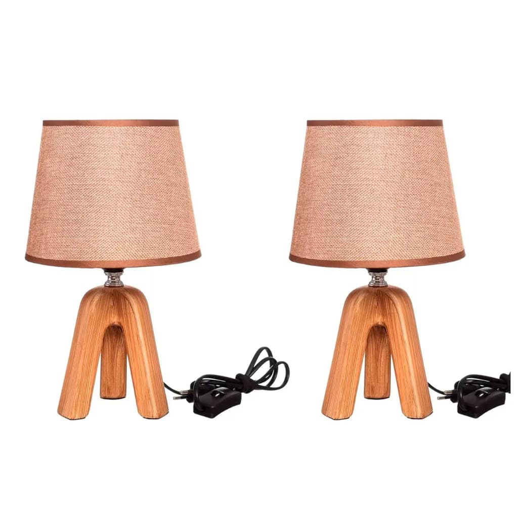 Luminária De Mesa Abajur Decorativo Luz Bivolt Cúpula Quarto Sala Mesa de Cabeceira