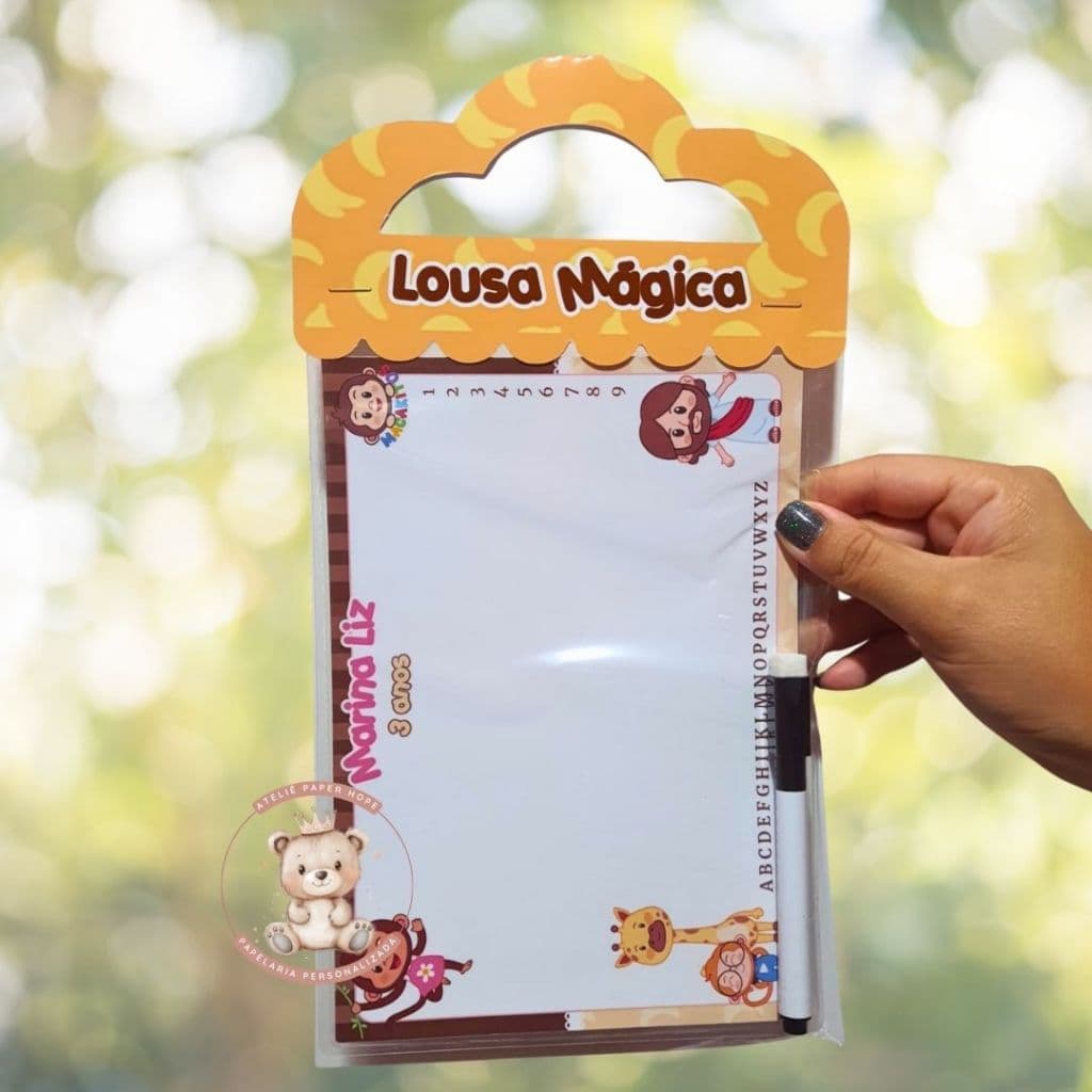 Lousa Mágica 3 em MACAKITOS - Lousa mágica Macakitos -  Festa Macakitos- Lembrancinha Macakitos