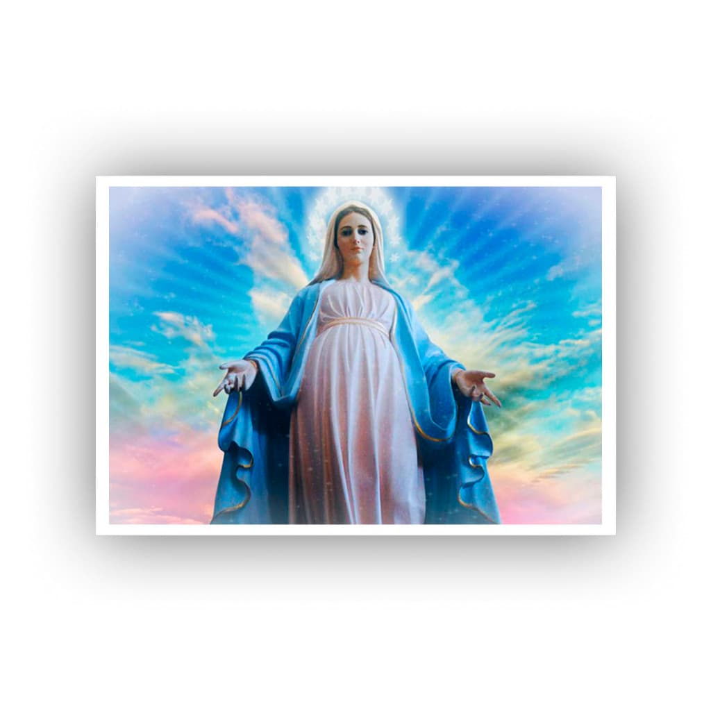 Papel Arroz Santa Nossa Senhora das Graças + 4 Faixas Lateral