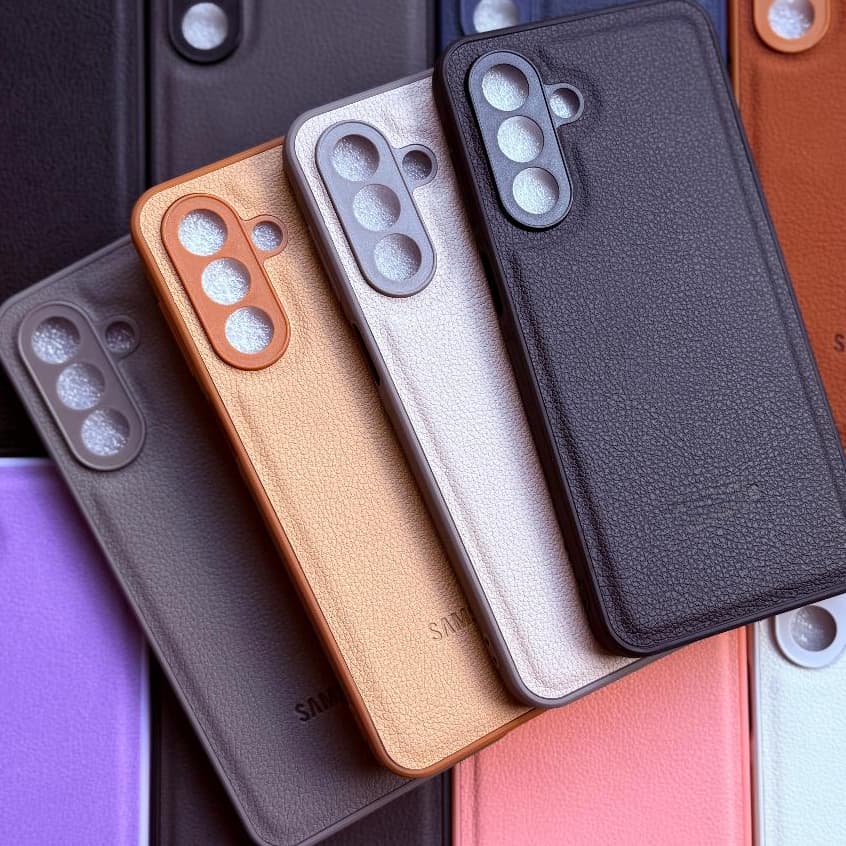Capa Capinha Case anti impacto em couro para Samsung Galaxy A17 / A26 / A36 / A56 / A15 / A16 / A14 / A34 / A57