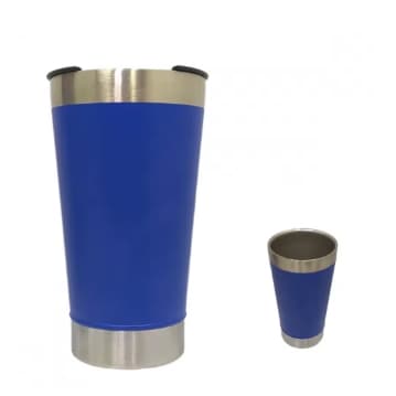 Copo Térmico 473ml com Isolamento Térmico Eficiente em Aço Inoxidável