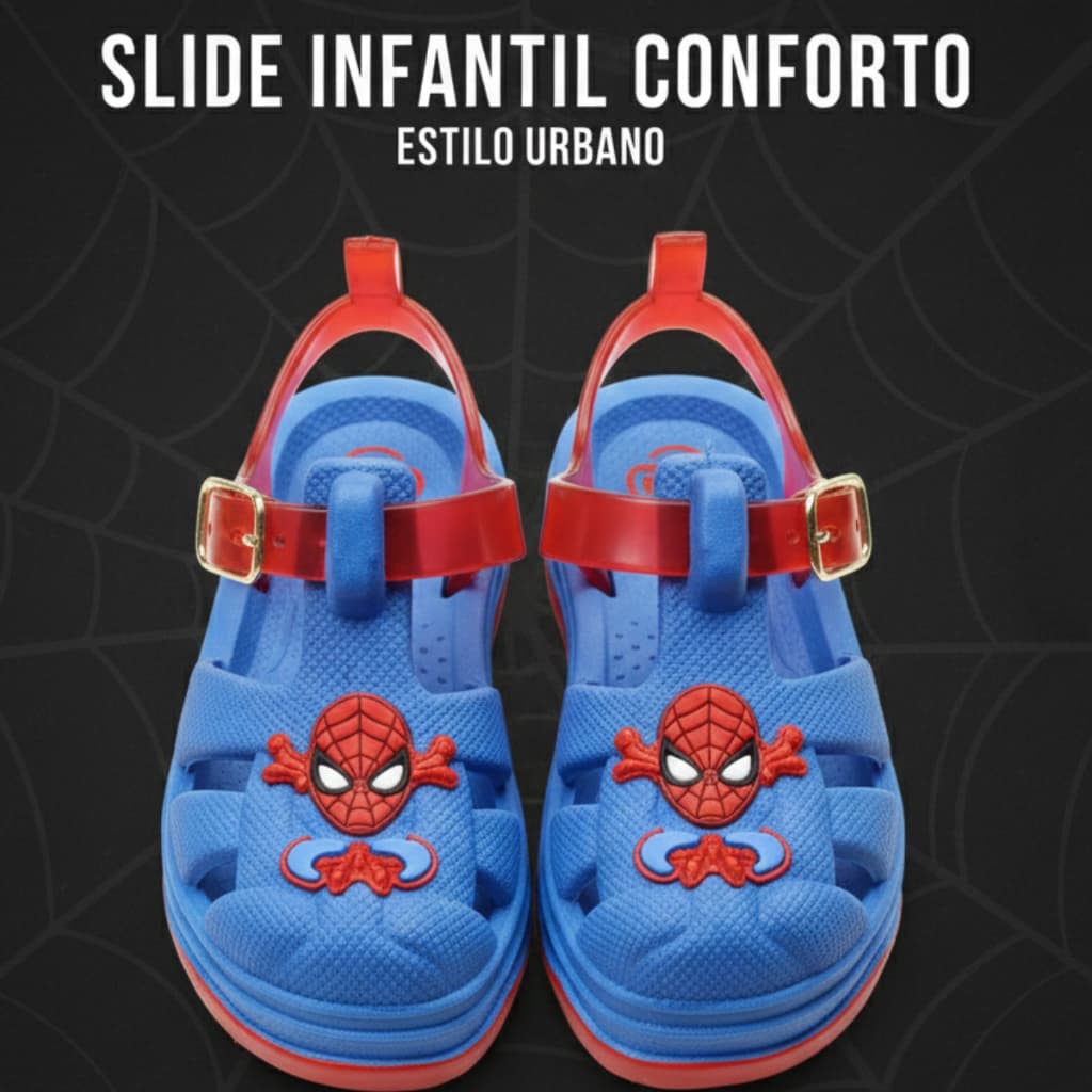 Sandália Baby Menino Para Uso Diario Infantil Com Apoio Suave Conforto Ao Caminhar