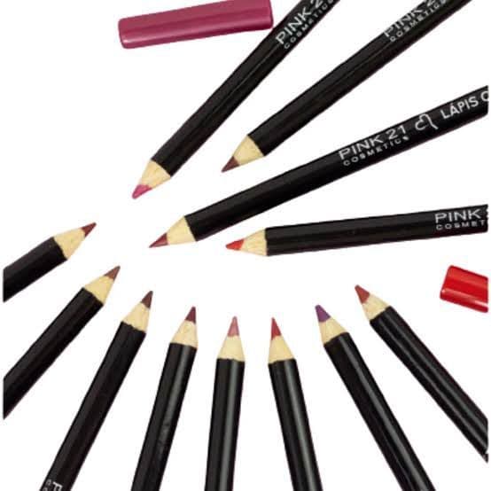Lápis Contorno Labial Pink 21 *1 UNIDADE*  - Definição, Cor e Acabamento Impecável em 1 só Produto.
