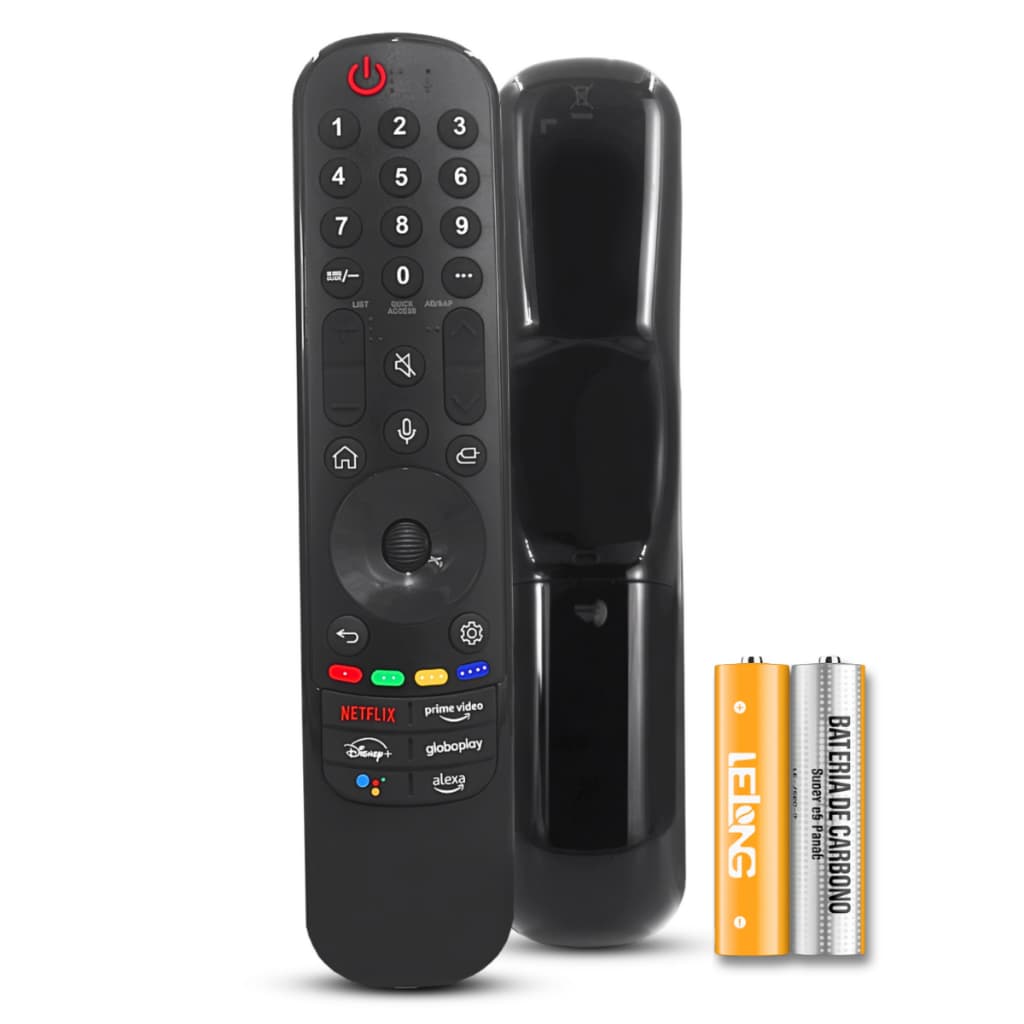 Controle remoto Substituto TV LG Smart Magic com comando de voz Air mouse Scroll Atalhos