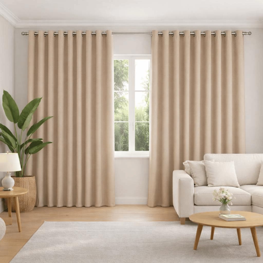 Cortina Sala Posta 3.00 X 2.50  Metros Para Varão Simples Escritório/ Quarto/ Decoração Tecido Leve
