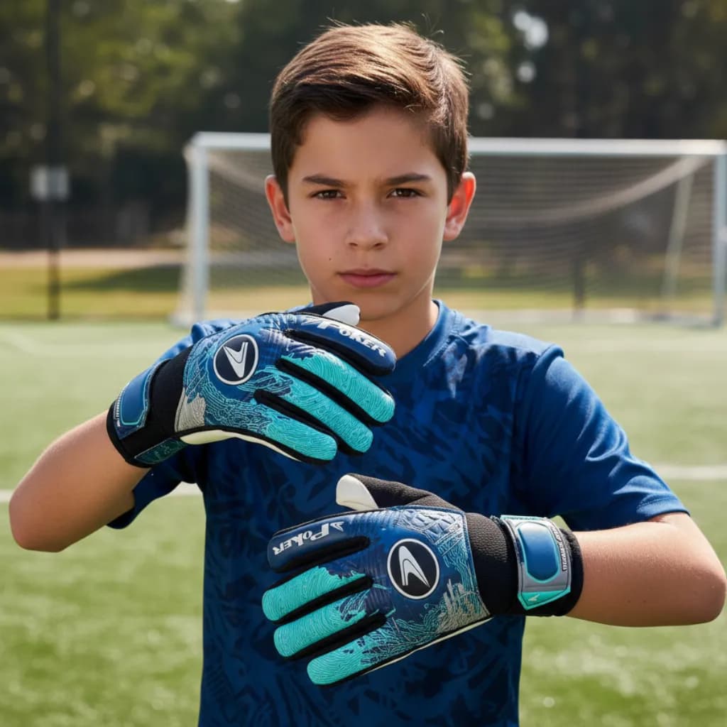 Luva De Goleiro Poker Infinity Campo Society Futsal Fut7 Salão Infantil Adulto