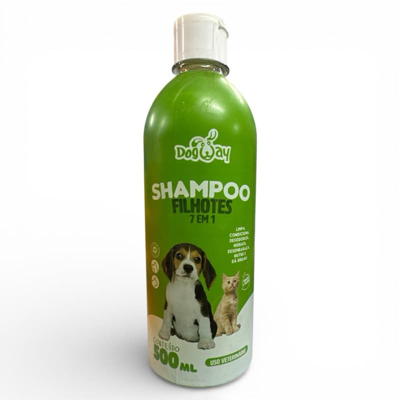 Shampoo desembaraçador dogway 500ml 7 em 1 gato e cachorro