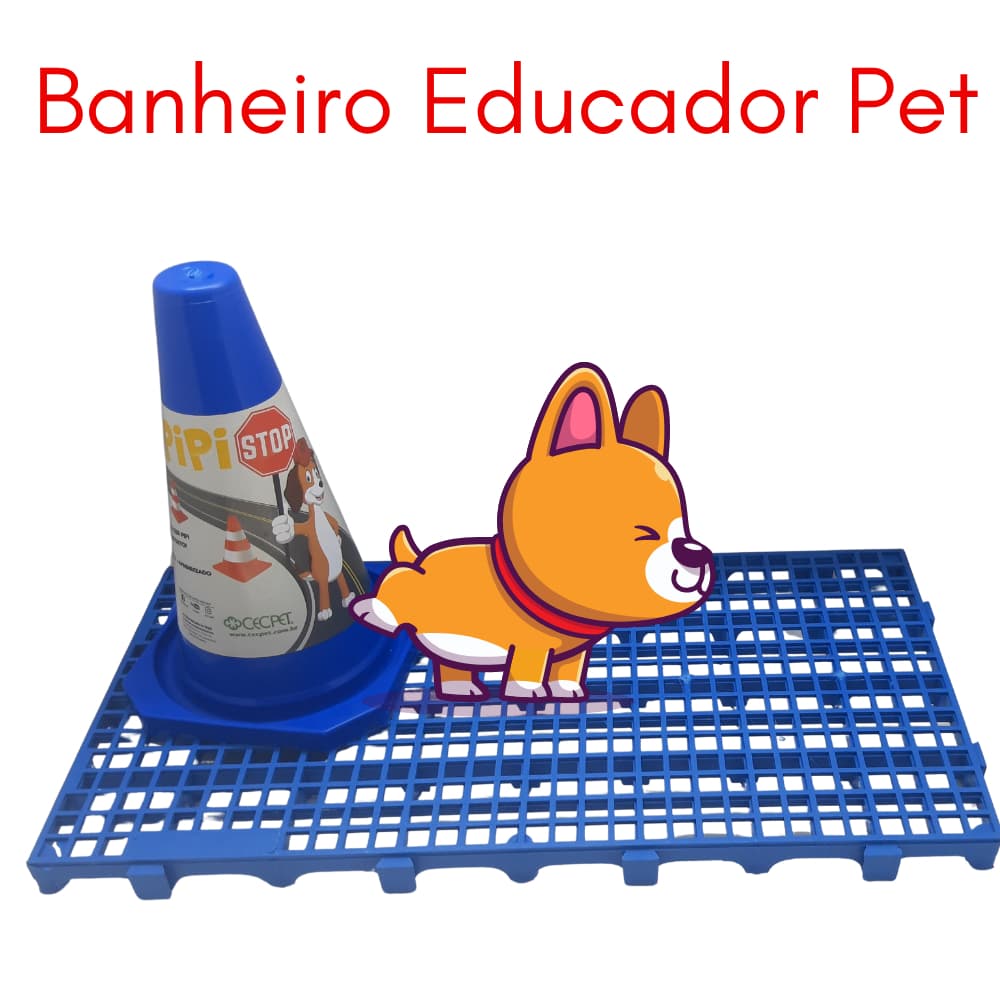 Tapete Higiênico Para Cães  Deck  Dog + Postinho Pipi Stop