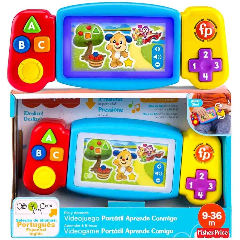 Brinquedo para Bebê Videogame Aprenda Comigo com Sons e Luzes  Fisher Price