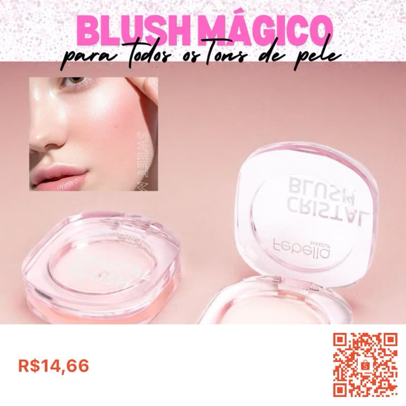 Muda de cor com pH, acabamento iluminado, longa duração
