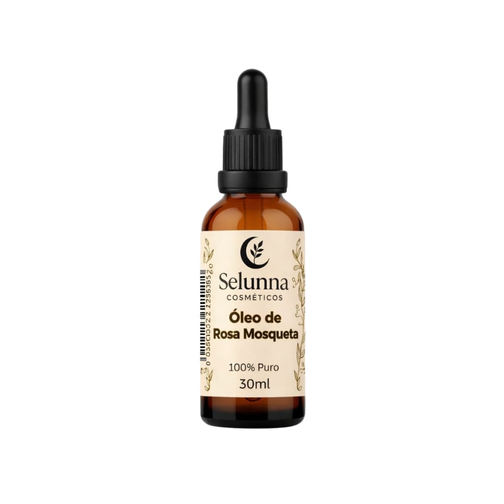 Óleo Vegetal de Rosa Mosqueta 100% Puro 30ml Premium Selunna