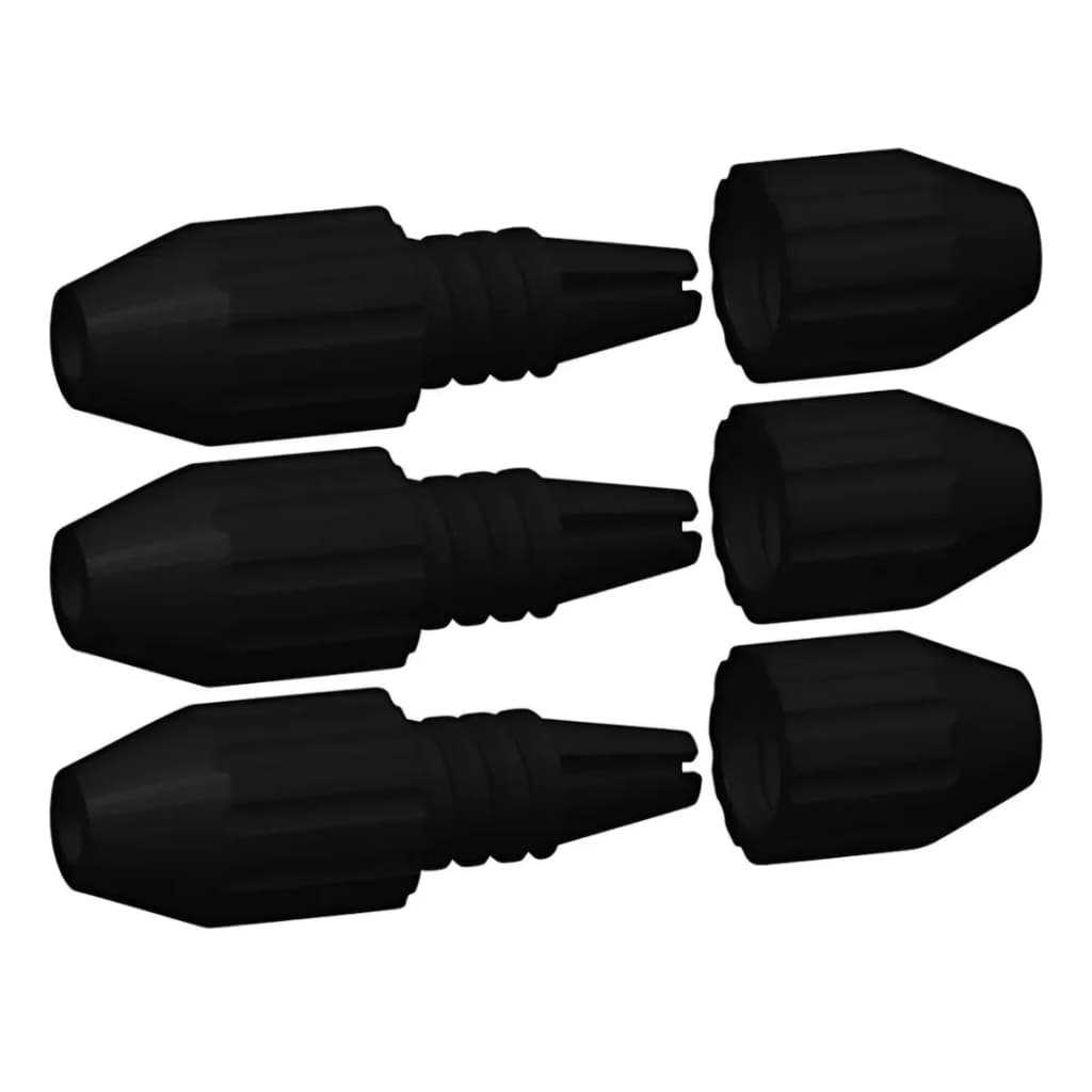 Stopper Cevadeira Pesca Superfície JR Pesca Preto Kit 3 Unidades