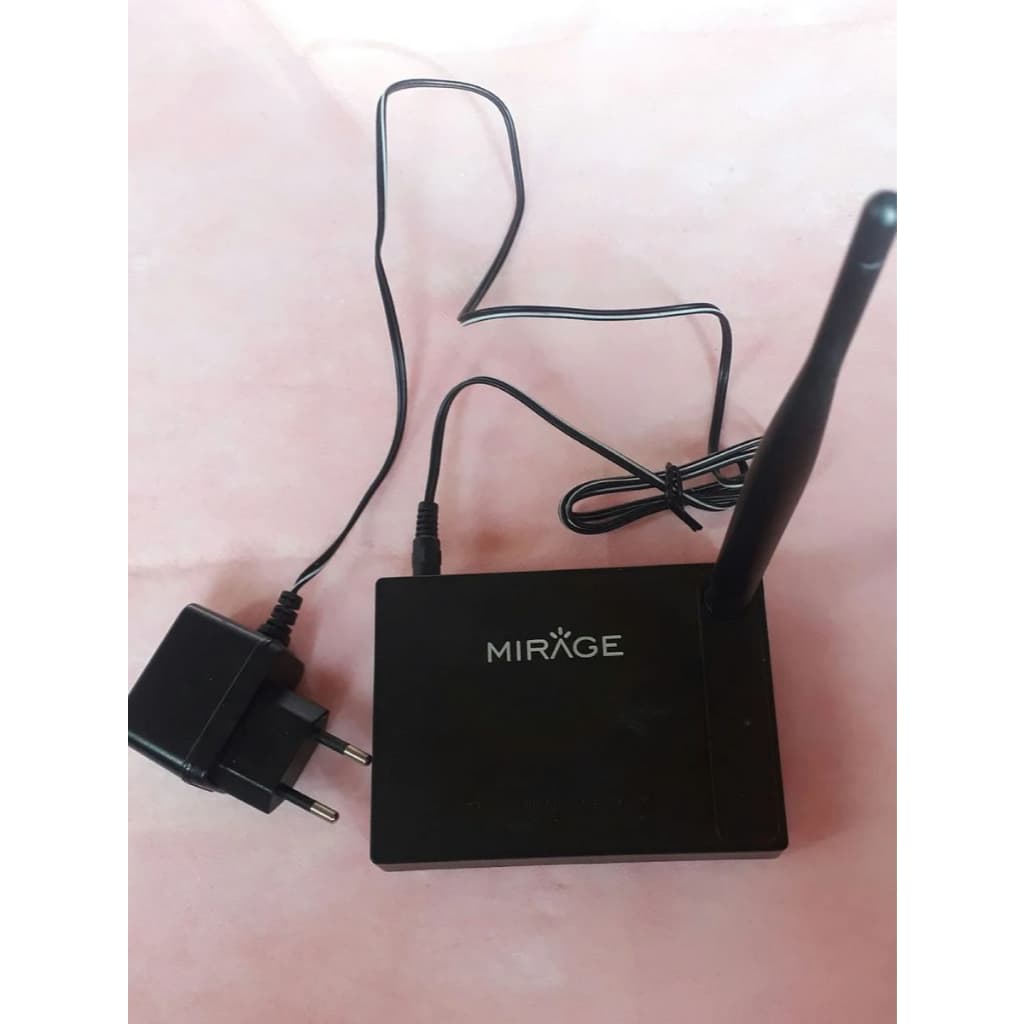 Roteador Mirage Antena Fixa 150Mps Preto USADO COM FONTE