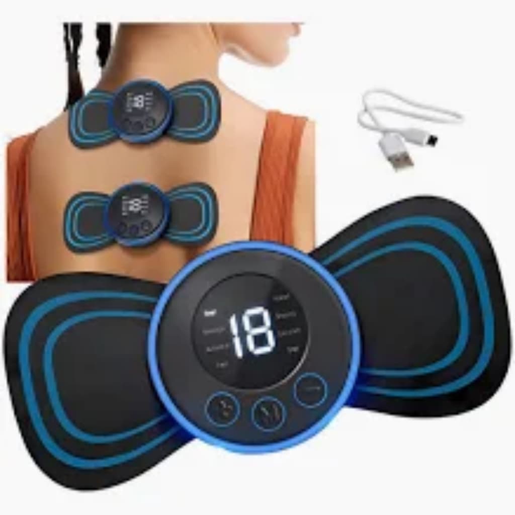 Mini massageador borboleta - para alivio de tenção e dores