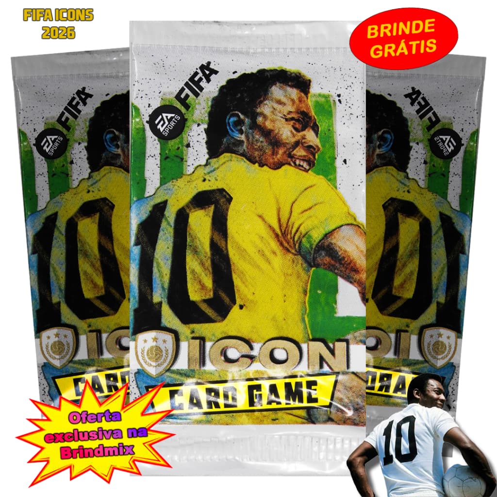 KIT CARDS - FIFA ICONS 2026 (NOVO!) / CARTINHAS PARA COLECIONAR