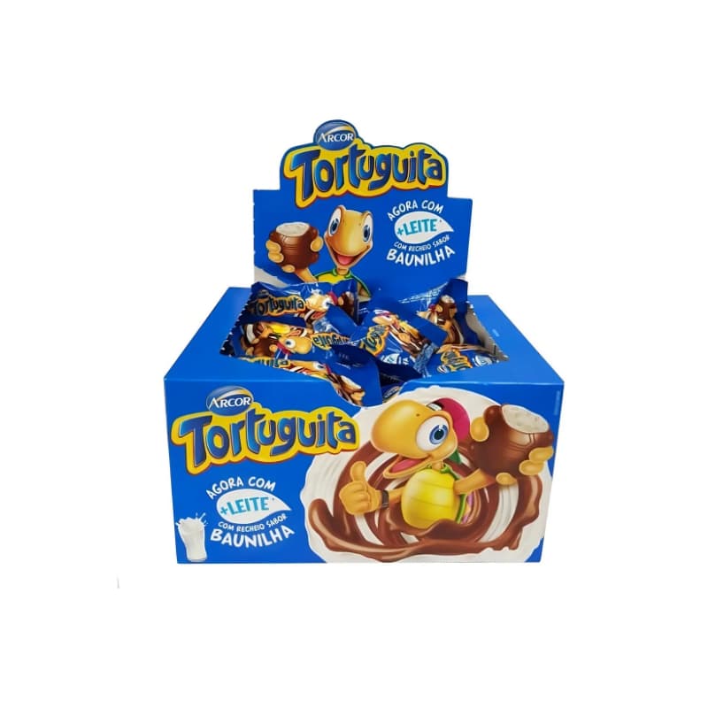 Chocolate Tortuguita Caixa C/ 24- Diversos Sabores