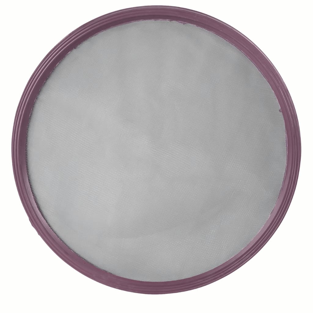 Peneira Cal 55cm Aro Plástico Arame Galvanizado Aro Vinho