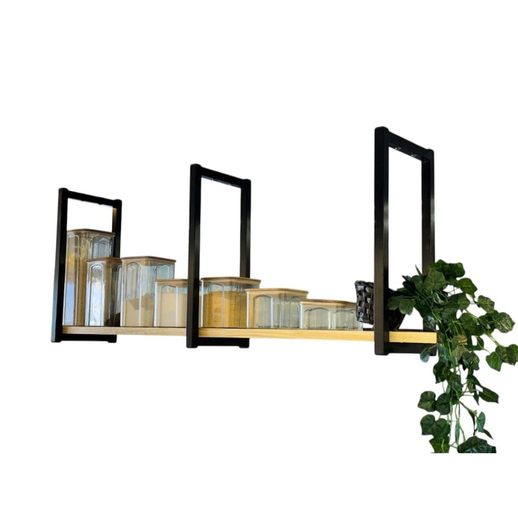 3 Suportes Simples Para Prateleira Estilo Industrial
