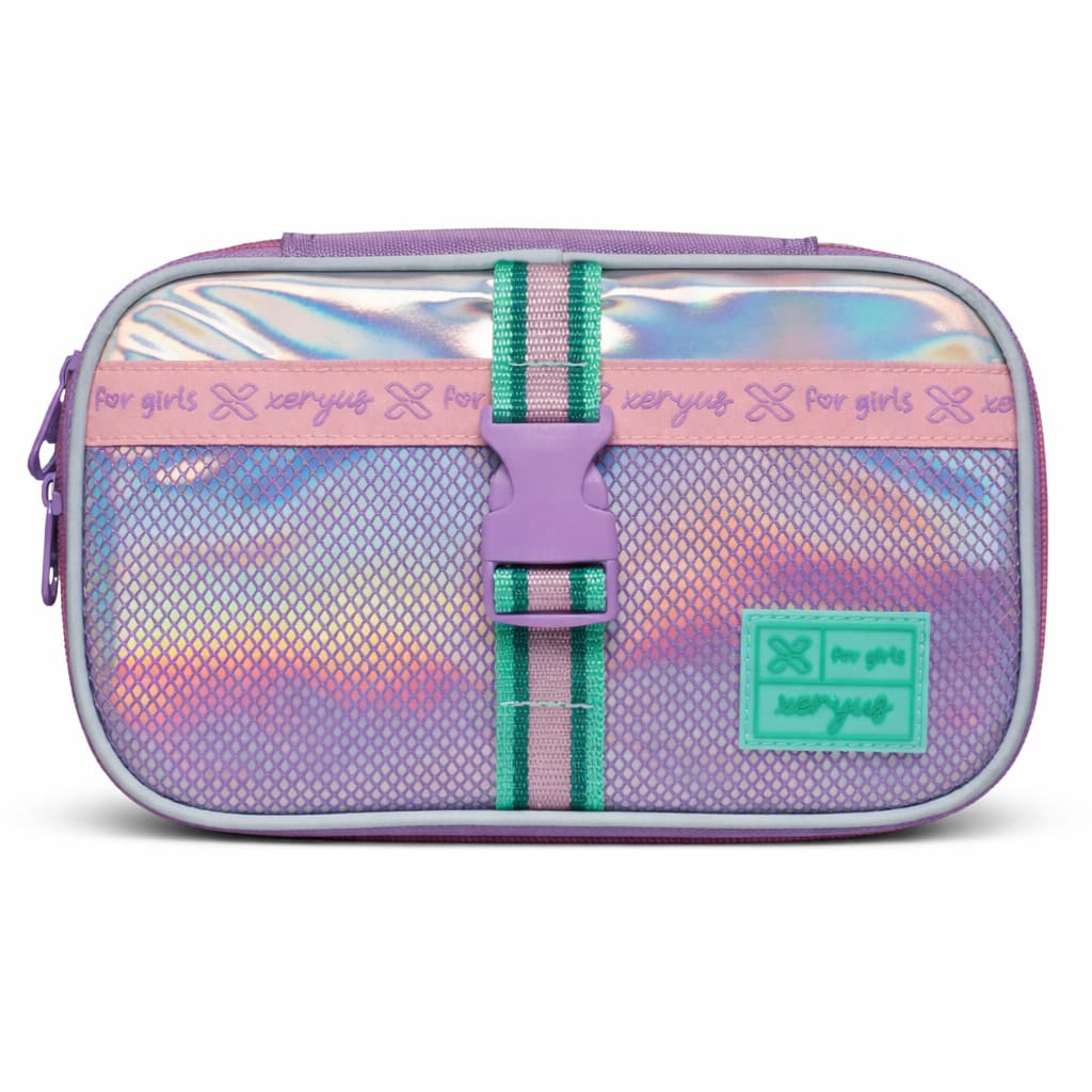 Estojo Escolar Box Grande Tween Oncinha Organizador Fashion