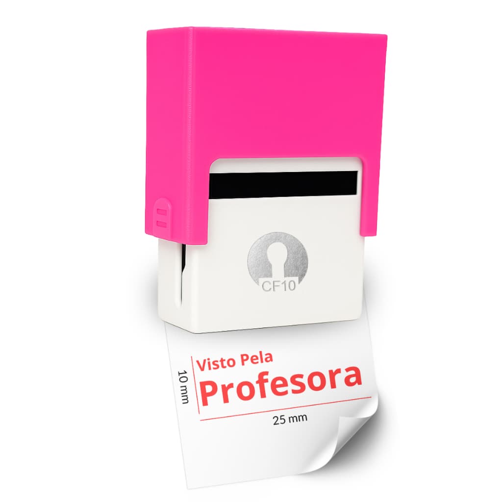 Carimbo Visto Pela Professora,carimbo autentinatdo,,carimbo escolar, carimbo pedagogico