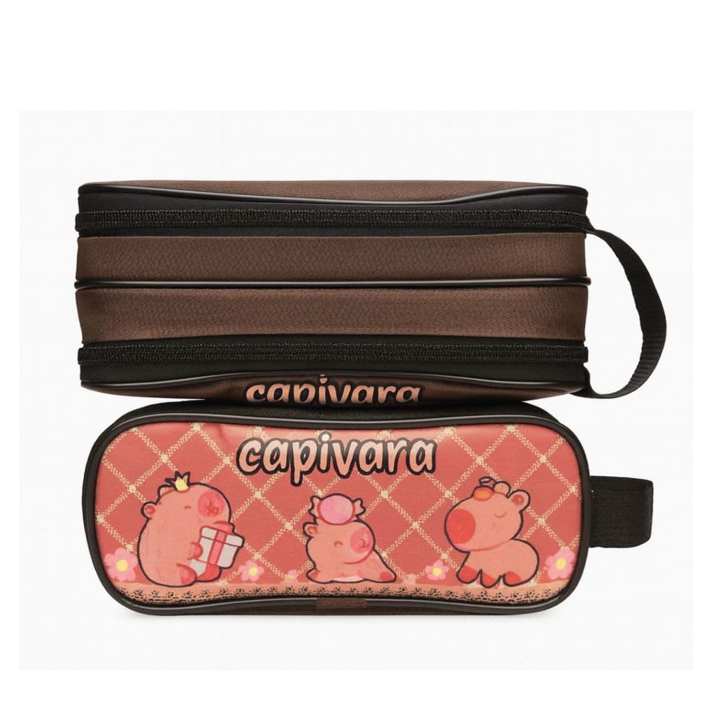Porta lápis personagem variados bolsinha de lápis escolar/escola