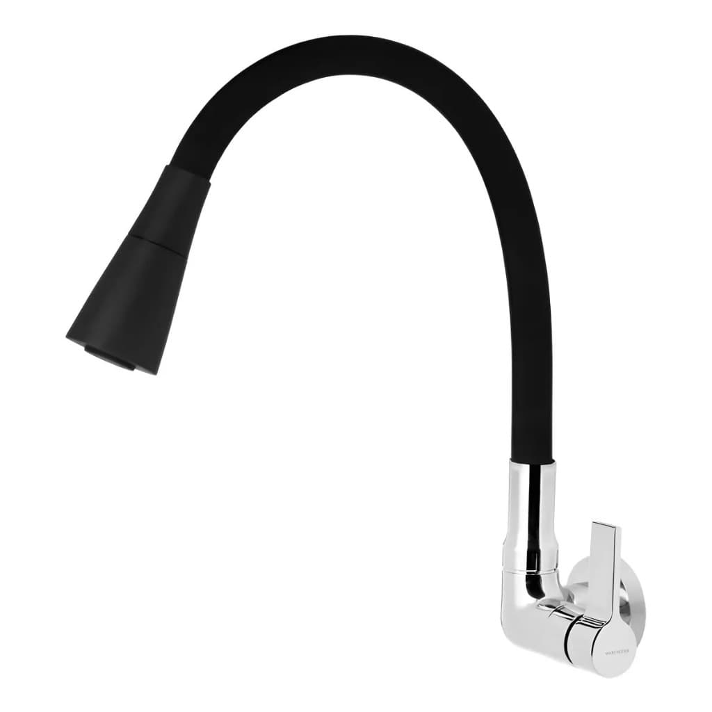 Marchezan Torneira de Parede Bica Flexivel Preto Gourmet Dupla Função 9935901