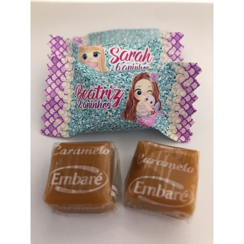 Bala Caramelo Personalizada no tema da sua festa