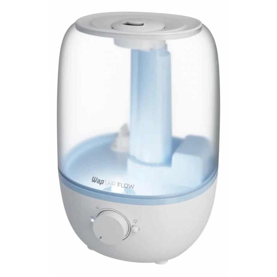 Umidificador de Ar WAP Air Flow U2 2,3L Bivolt Aromatizador + Luminária - Melhora o Ar e Sono, Aceita Essências