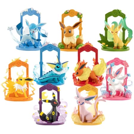 Action Figure, Pokémon Eeveelution Figure - Sylveon, Umbreon, Vaporeon, Espeon, Leafeon, Glaceon e Mais