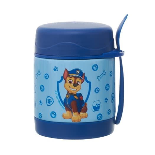 Pote Térmico Patrulha Canina Chase Aço Inox com Talher Pote Infantil