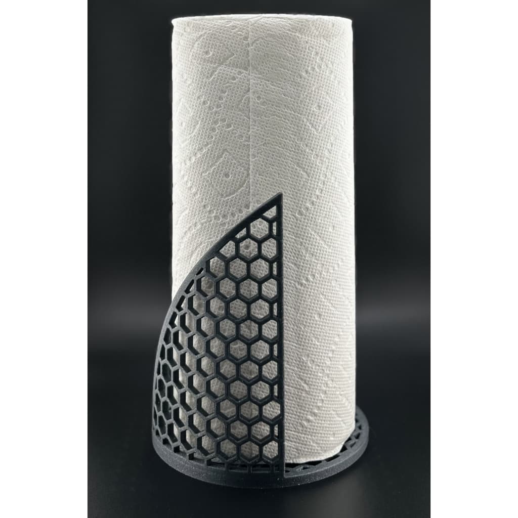 Suporte de Papel-Toalha Hexagonal – Design Leve, Robusto e Estiloso