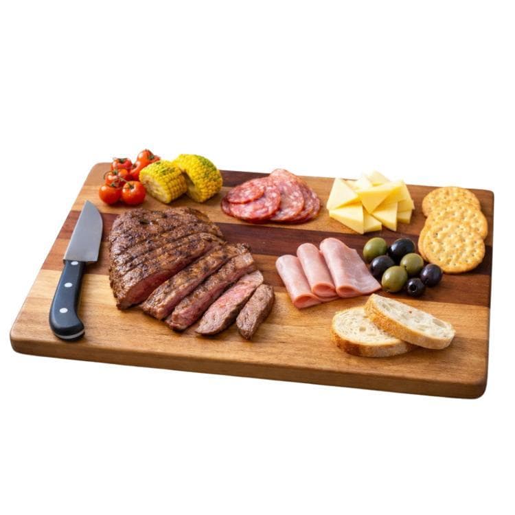 Tábua de Madeira Artesanal para Churrasco 36x20cm | Madeira Nobre | Presente Gourmet