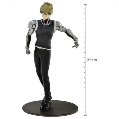 Genos One Punch Man – 20 cm de Altura – Colecionável com Base Action Figure