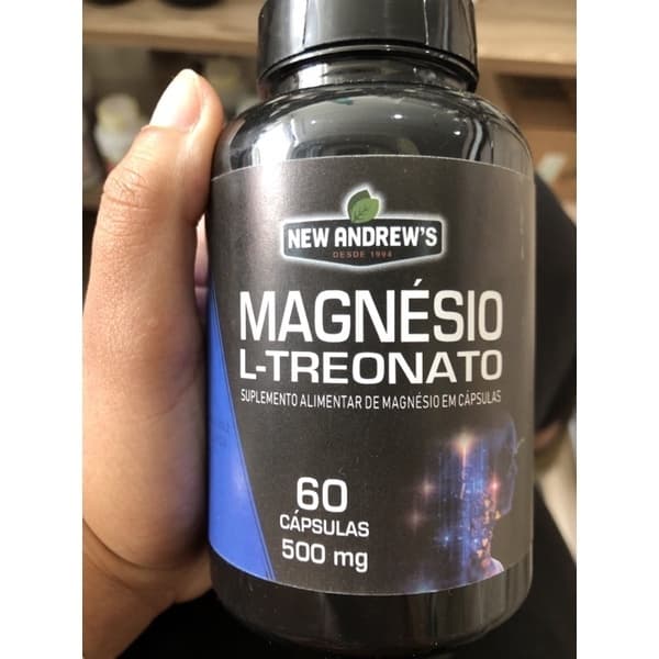 MAGNÉSIO L TREONATO 500mg AJUDA NA MEMÓRIA