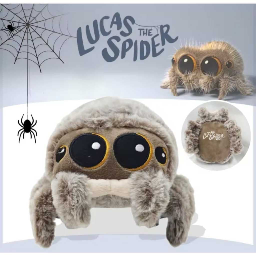 Pelúcia Lucas Aranha – Aranha Fofa, Antiestresse e Decorativa Presente Criativo Infantil, lucas a aranha, pelucia