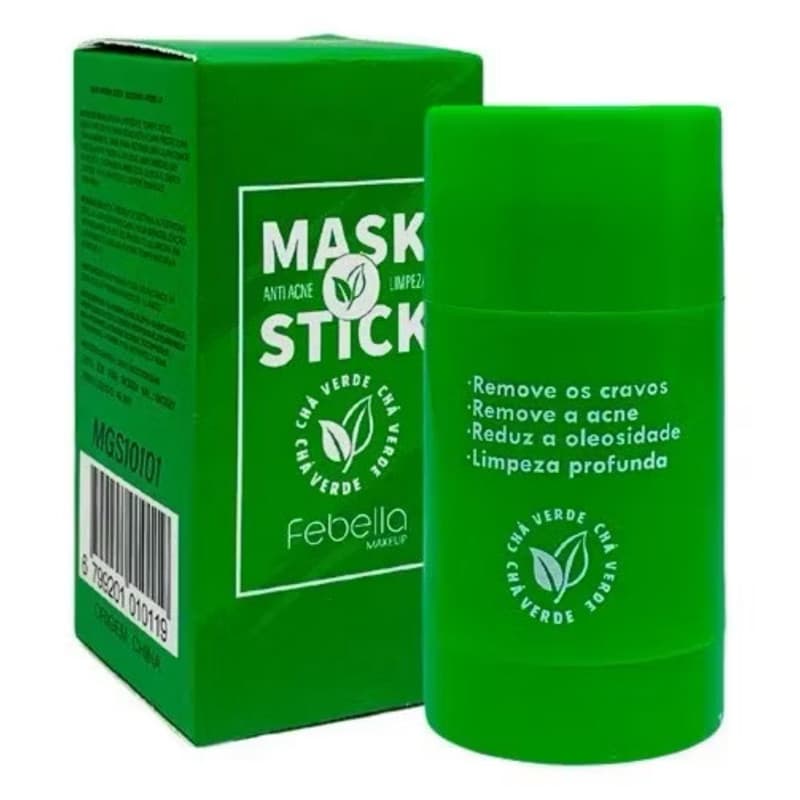 🌿 Bastão Facial Chá Verde Antiacne – Limpeza Profunda e Controle da Oleosidade