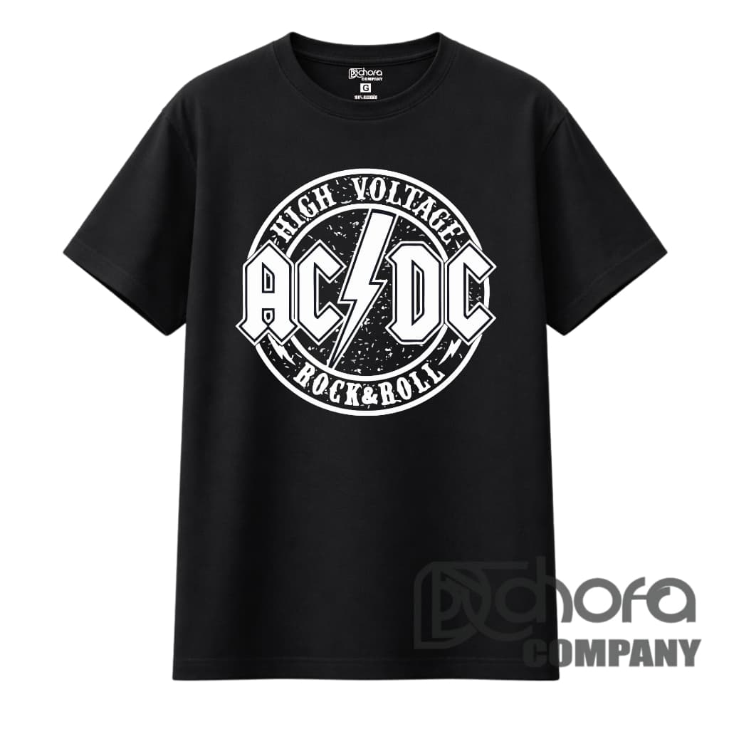 Camiseta Estampada Unissex AC DC Rock N Roll envio rapido