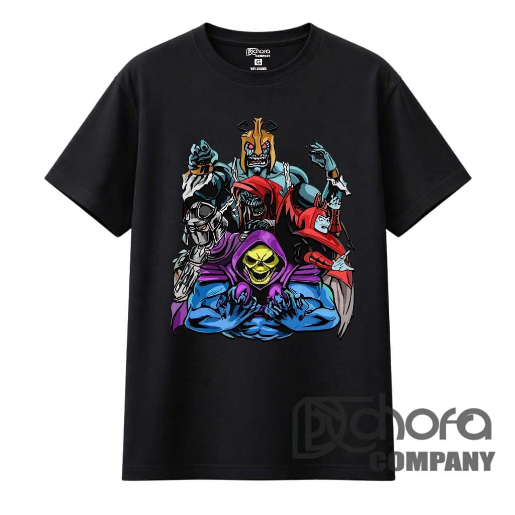 Camiseta Geek Qualidade Premium Vilões  Esqueleto Munnn-rá Vingador Demolidor.