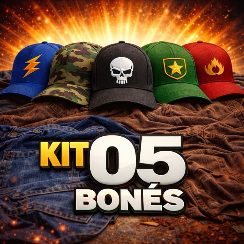 🚨KIT 5 BONÉS MASCULINO MULTIMARCAS ATACADO REVENDA RETRO MAIS VENDIDO