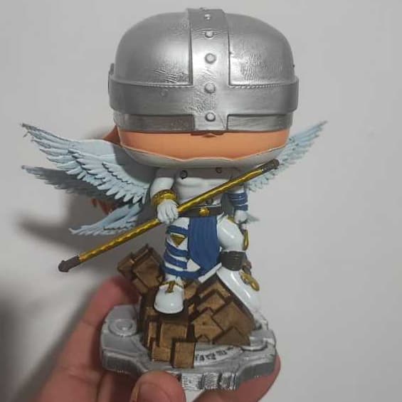 digimon - angemon chibi - impressão 3d - orçamento de outros personagens no chat