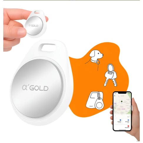 Tag Rastreador GPS Localizador Air Tag Rastreamento Smart (App Buscar Iphone IOS) Original A'GOLD